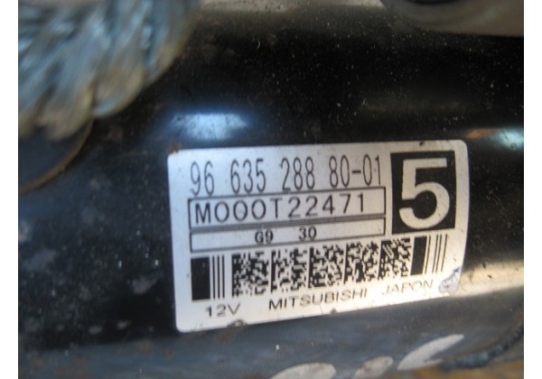стартер Partner, II, Berlingo, II, C2, C3, C4, C5, 1007, 206, 207, 308, 307, Expert II, Bipper, Nemo 1.4, 1.6 hdi, 12V, 9663528880, 9801667780, MOOOT 22471 